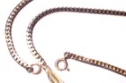 925 sterling silver black onyx marcasite chain link necklace vintage 17.9g 18" — photo 3