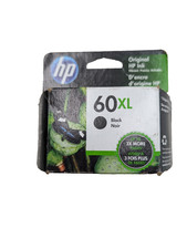Genuine HP 60XL Black Ink Cartridge CC641WN Exp. 2022 Sealed Box