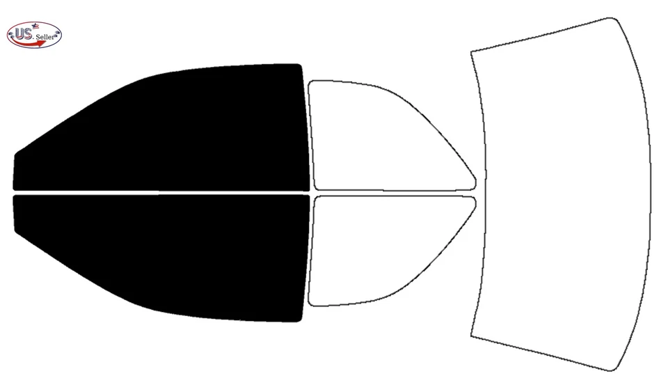 Kit de película de tinte de ventana de 2 capas precortada para Subaru Impreza 1998-2001 cupé de 2 puertas Foto 2 de 4