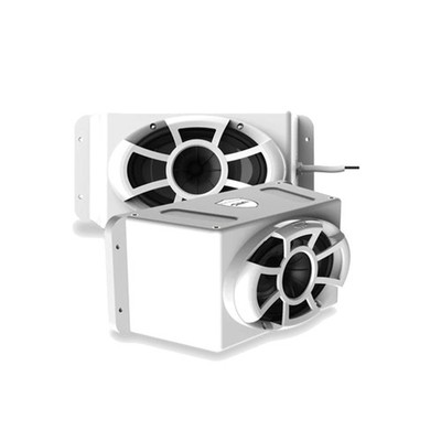 Wet Sounds 5x7 HLCD With Surface Mountable Roto-Mold Enclosure and Grill - White
