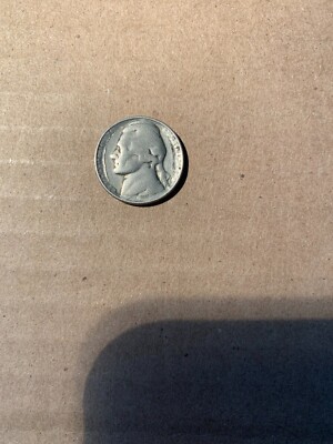 Jefferson Error Nickel Struck Through Die Grease Detail Obliterated Both Sides