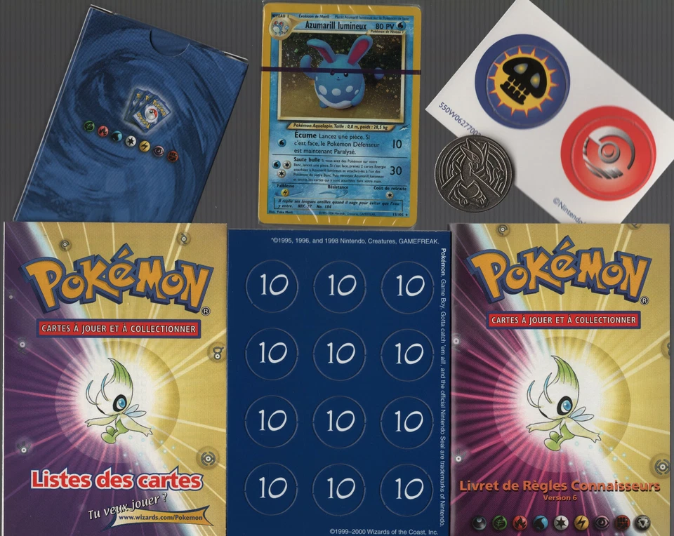 LUMIERE Pokemon FRENCH Neo Destiny LIGHT Theme Deck - FACTORY SEALED - Image 3 of 4