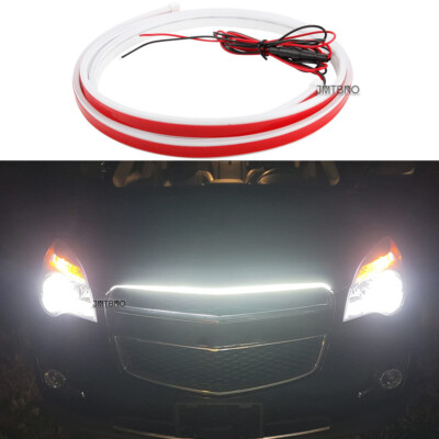 71'' Scan Start Up Dynamic Car LED Hood Light Strip White DRL For Chevy Equinox