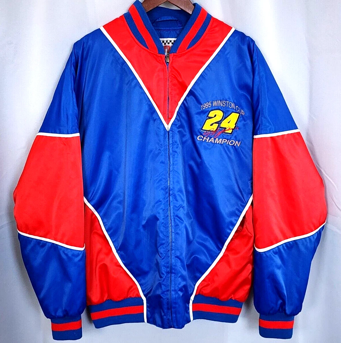 J- Vintage Nascar Jeff Gordon Du Pont Lightweight Windbreaker Jacket - – HG VINTAGE