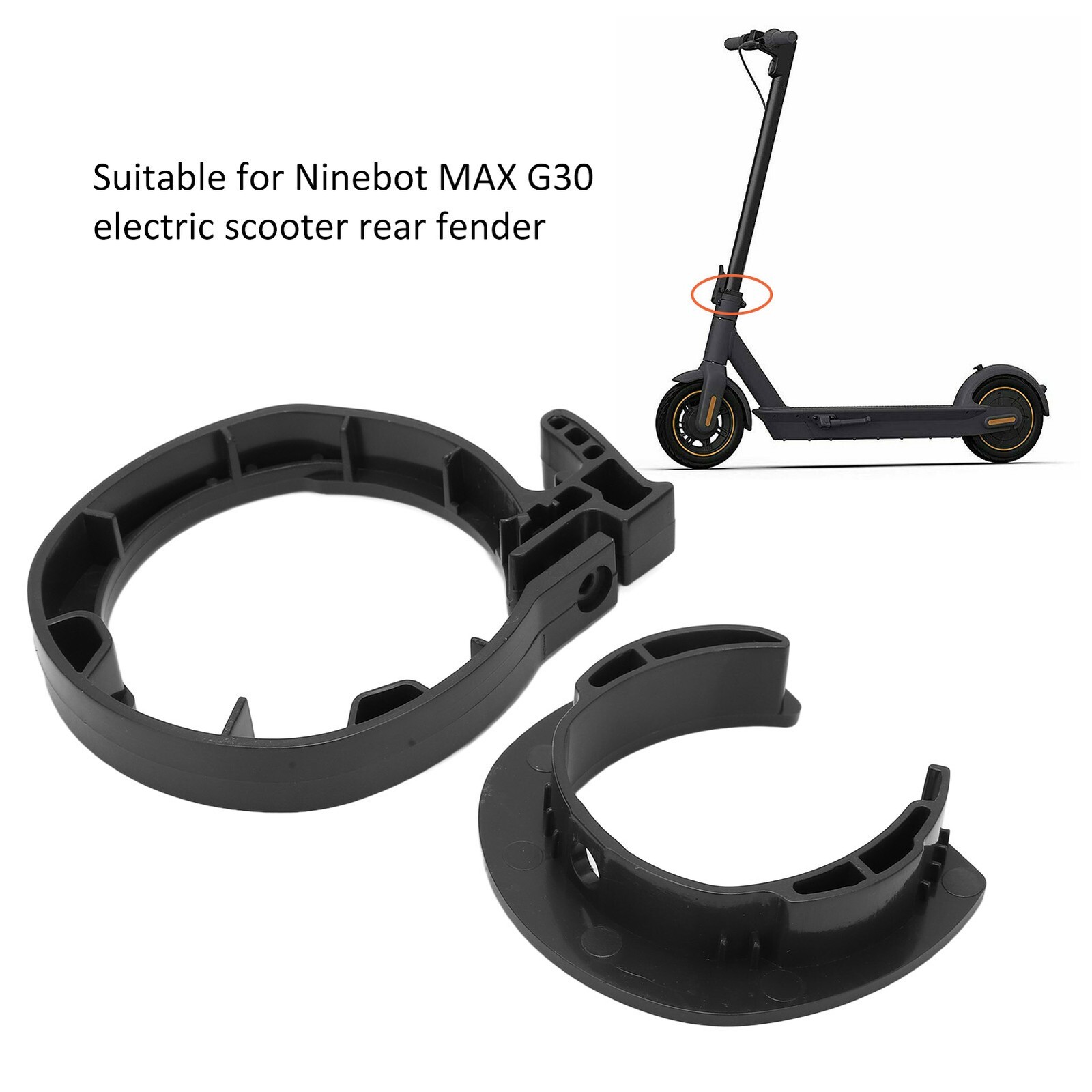 Plastic Scooter Lock Ring Folding Limit Buckle for MAX Models