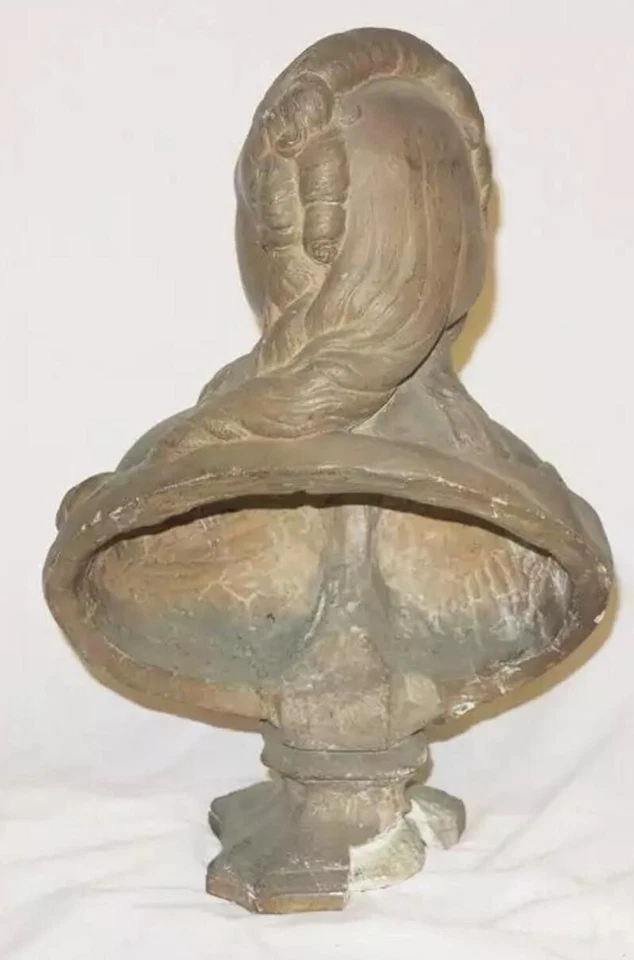 Buste terre cuite Mme du BARRY d'après PAJOU - Photo 2/2