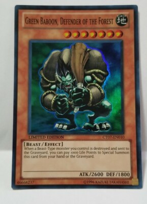 yugioh baboon deck Amazon.com: Yu-Gi-Oh! - Green Baboon, Defender of the Forest (YuGiOh TCG  Card) 2009 Yu-Gi-Oh! - Retro Pack 2 [Base] main image 1