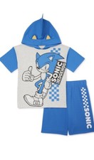 Sonic The Hedgehog Childs Cosplay 2 Pc Outfit Size 8 NWT