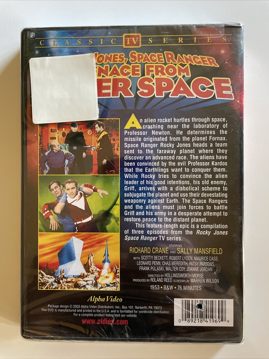 Menace From Outer Space (1956) DVD / Rocky Jones / Sally