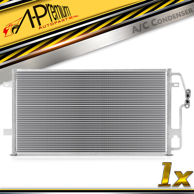 New A/C Condenser with Bracket for Oldsmobile Aurora 2001-2003 V6 3.5L V8 4.0L