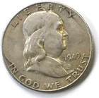 1949 S 50c Franklin Silver Half Dollar Fifty Cents San Francisco