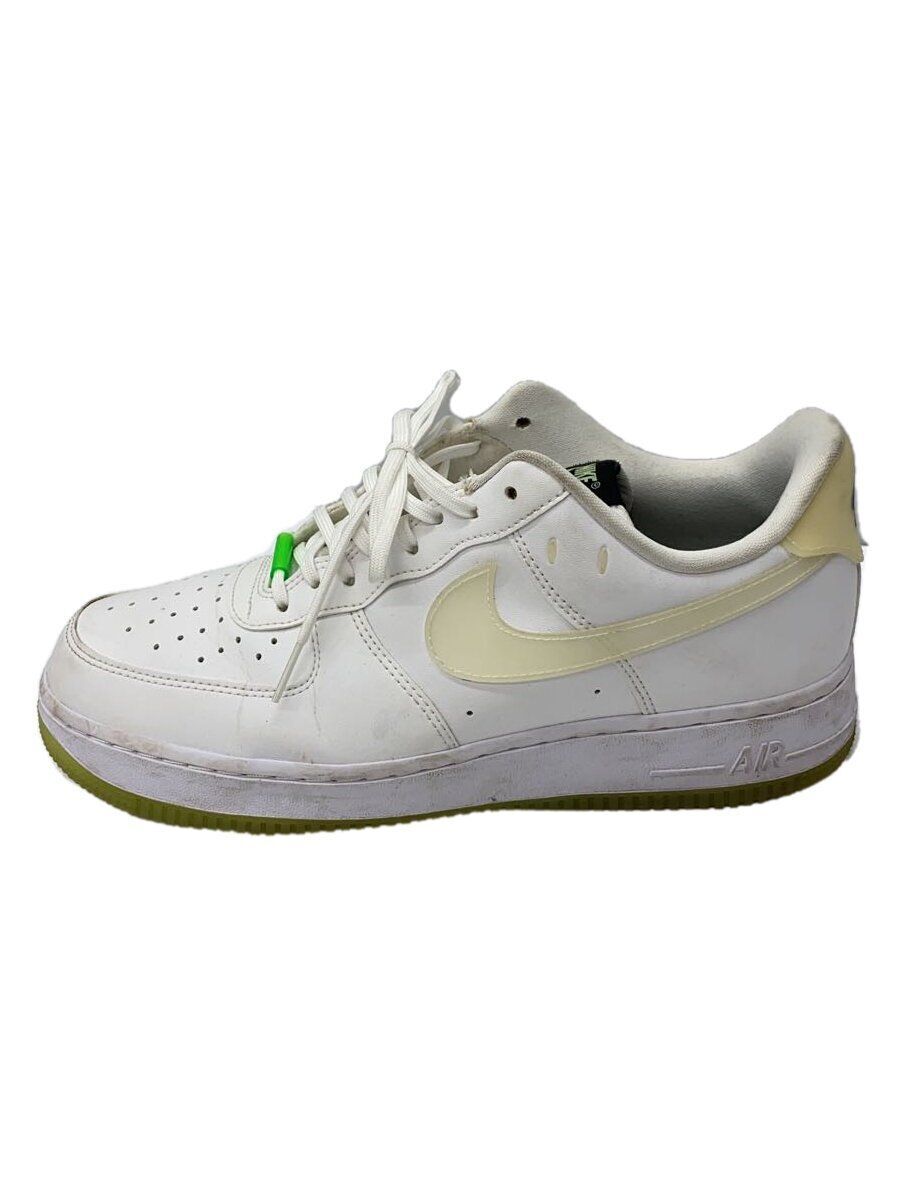 Nike Air Force 07 LX 26.5cm White Leather Low Top Sneakers Used | eBay