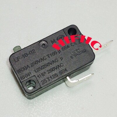 YUYANG LF-10-02 Micro Limit Switch 2 Pins 16A 125/250VAC Normally