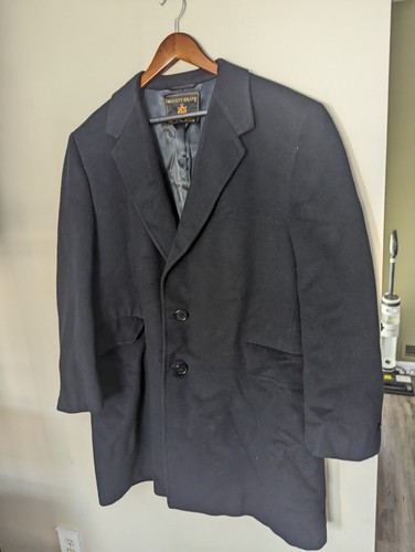 Society Brand 100% Cashmere Overcoat Size 50