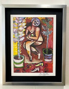 MARC CHAGALL | ORIGINAL VINTAGE 1975 PRINT SIGNED | FRAMED