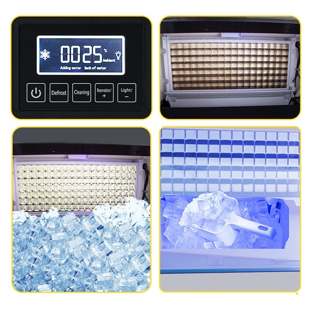 VEVOR SKFE150F 110V Commercial Ice Maker Silver for sale online eBay