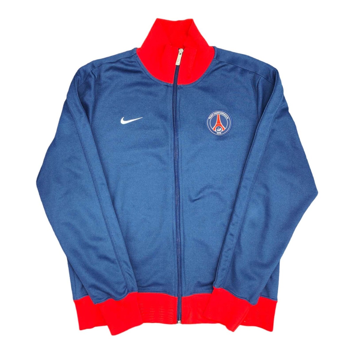 古着08'年製NIKE紺色ナイロンジャケットPSG 古着08'年製NIKE紺色ナイロンジャケットPSG 2000s 2000年代