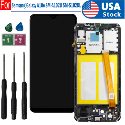 For Samsung Galaxy A10E SM-A102U S102DL LCD Display Touch Screen Digitizer+Frame