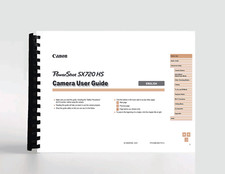 Owners Manual for Canon SX720 HS Power Shot Camera