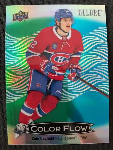 Cole Caufield 2024-25 UD Allure Color Flow Green-Blue Card #CFL-16 - Picture 1 of 1