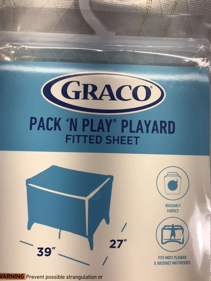 Sábana Ajustable Graco Pack 'N Playard Safari Animales Selva 39" X 27" Unisex Foto 3 de 4