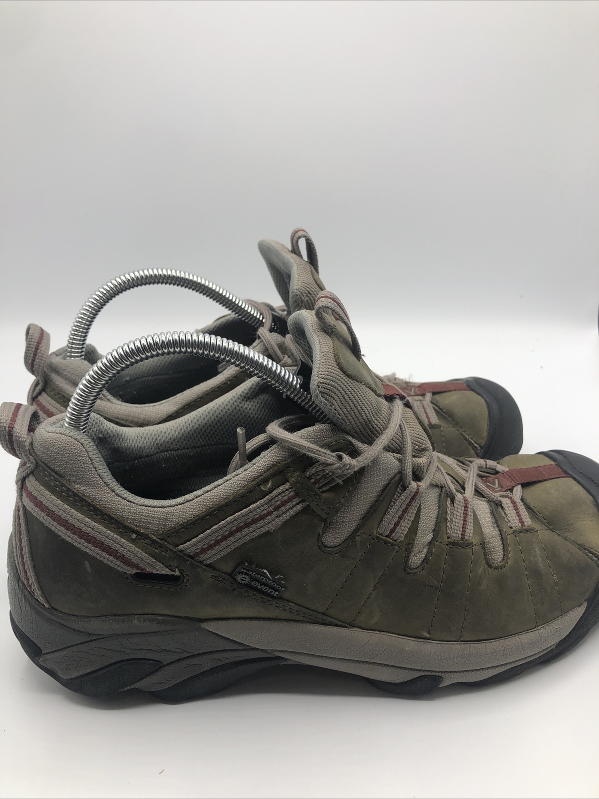 Scarpe da donna KEEN Targhee II taglia 11 impermeabili sportive trail escursionismo pelle marrone