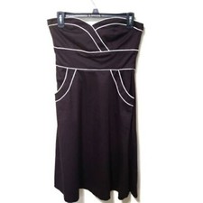 DONNA Ricco Strapless Dress Brown Size 4