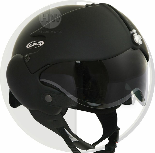 Open Face Motorcycle Helmet Osbe GPA Aircraft Tornado Black S 55-56 Cm |  Acquisti Online su eBay