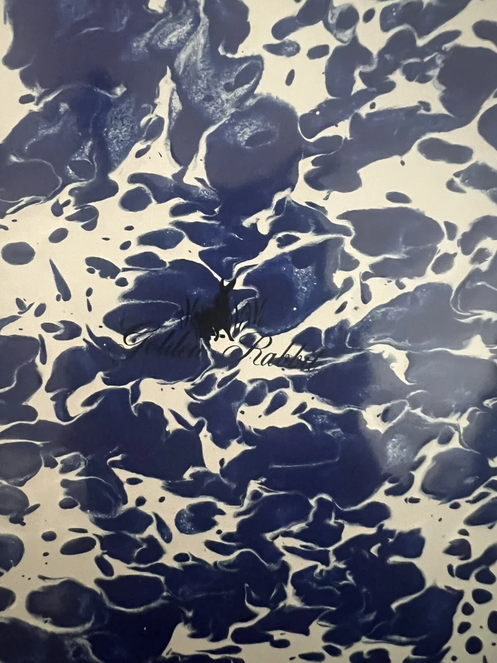 Golden Rabbit Blue & White Cobalt Swirl Enamelware Dutch Oven 2.5 Quart - Image 3 of 3