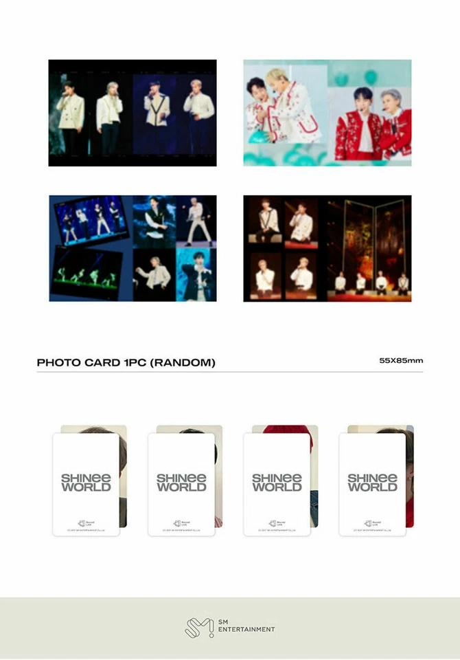 SHINEE BEYOND LIVE BROCHURE [SHINEE WORLD] 72p Brochure+Foto Karte K-POP SEALED - Bild 4 von 4