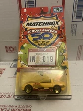 Matchbox 1997 Chevrolet Corvette Across America 50th Birthday Series Indiana