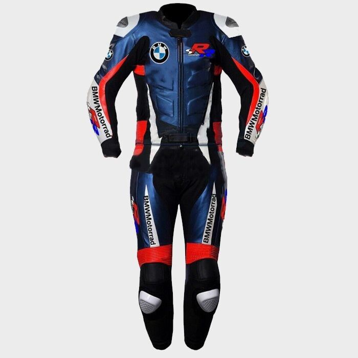 BMW MOTORCYCLE LEATHER SUIT MOTORBIKE TRACK SUIT CE CERTIFIE