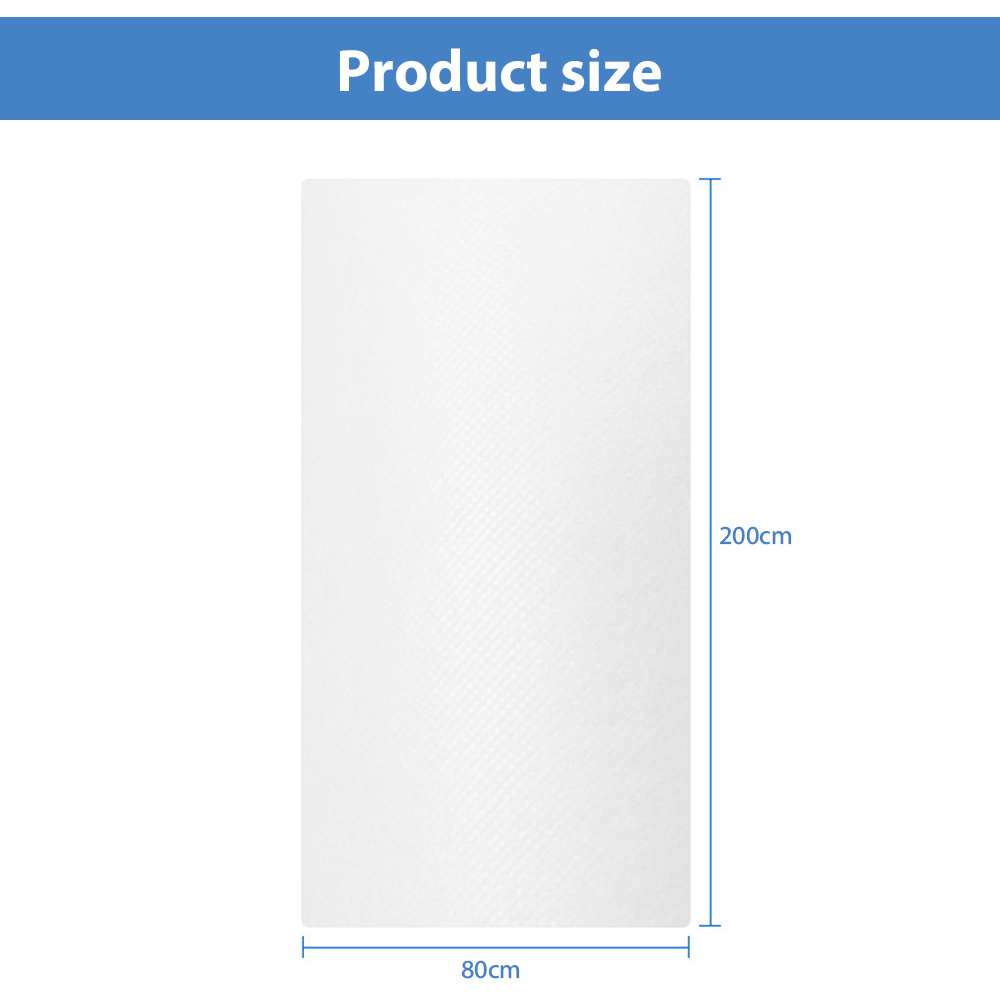 200*80cm Disposable Beauty Bed Sheet Nonwoven Massage SPA Salon Table