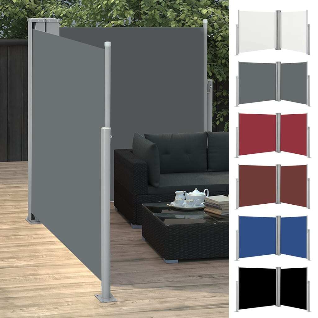 Seitenrollo Seitenmarkise Markise Ausziehbar Sichtschutz Windschutz Sonnenschutz