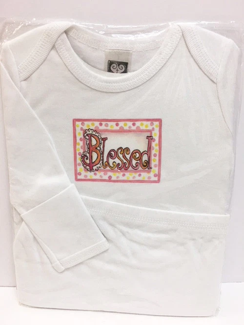 New Servant's Heart Newborn Girl Infant Baby Pink Blessed Gown