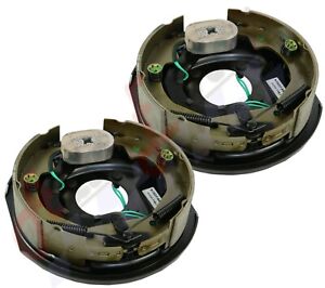 New 12/" x 2/" electric trailer brake assembly pair set for 7000 lbs axle 21005