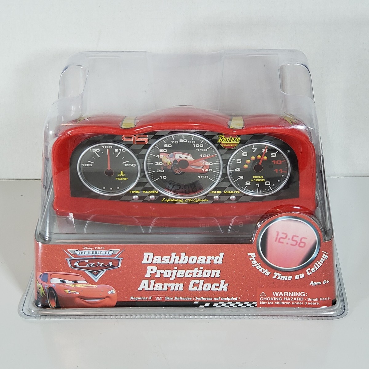 Disney Pixar Lightning Mcqueen Dashboard Projection World Cars