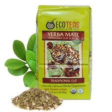 Organic Yerba Mate Loose Leaf Tea   Unsmoked Air Dried Traditional Cut   1 ...