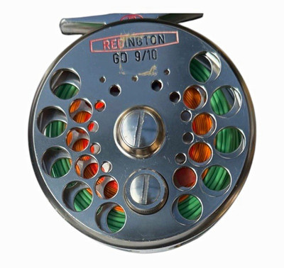 Redington Fliegenrolle GD 9/10 Metall Silber für Fliegenfischen incl. Schnur