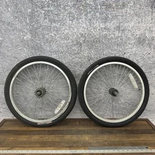 Dyno Zone BMX 20in Wheelset 48h Femco 48 Spoke FReestyle 3/8 For Parts Vintage