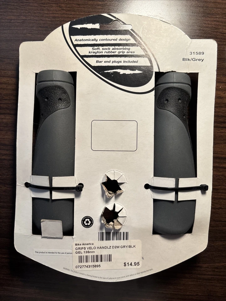 Empuñaduras de mango Sunlite empuñaduras Sunlt Handlz D2w negro/gy gel 135 mm Foto 2 de 2