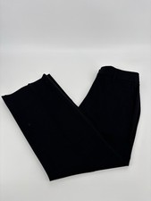 Ann Taylor Dress Pants Women's 8 Black Rayon Spandex Stretch Trouser Work Career