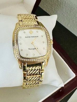 David Yurman Classic Quartz Watch
Stainless Steel with 18K Gold and Diamonds Classic Quartz Watch in Stainless Steel with 18K Yellow Gold  main image 4