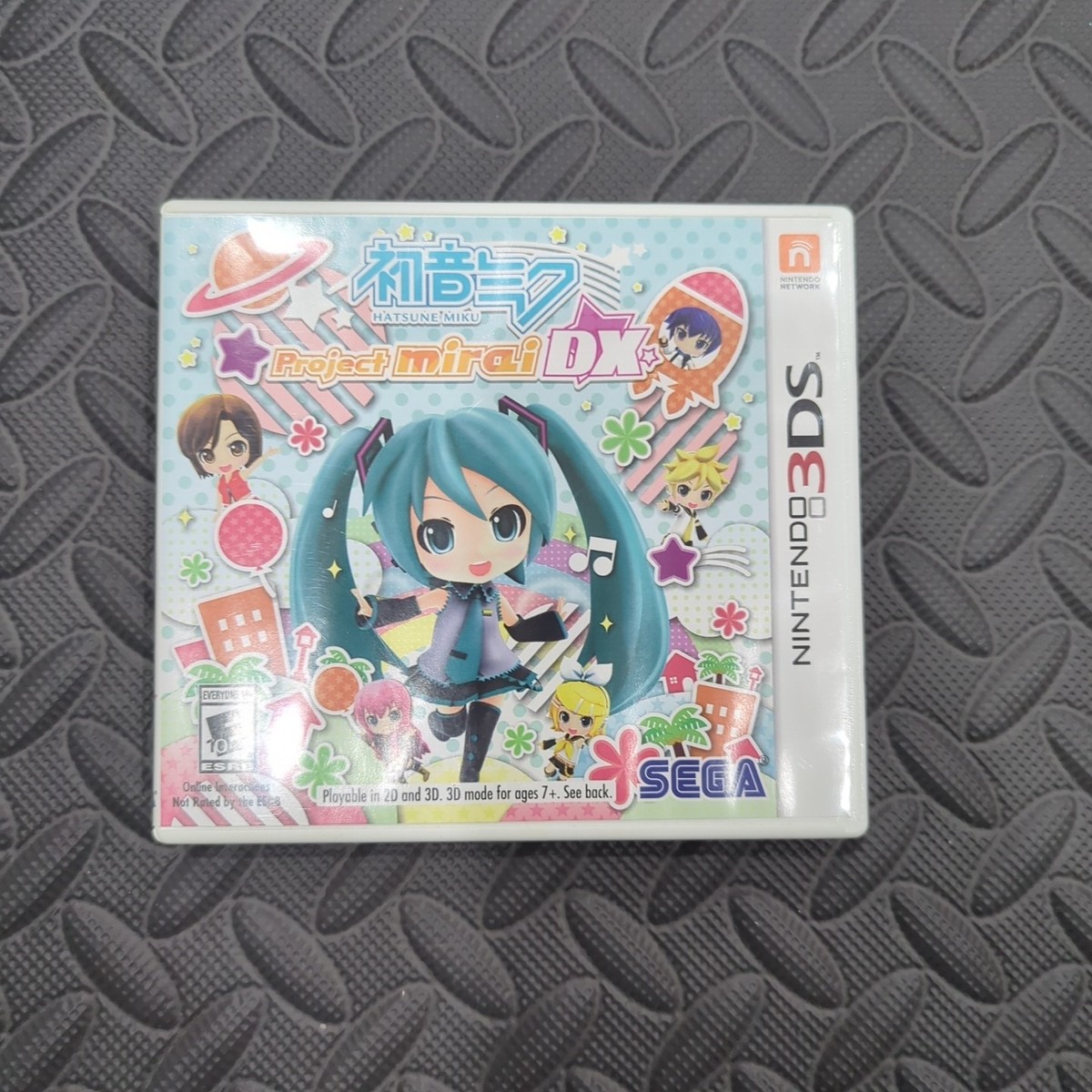 Hatsune Miku: Project Mirai DX Nintendo 3DS Case Manual & Insert