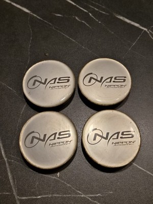   4x NAS Nippon Autosport Felgendeckel / Nabendeckel / Fekgenkappen 60mm