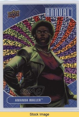 2023-24 Upper Deck DC Annual Color Wheel Sparkle Amanda Waller #77 READ 1dp1