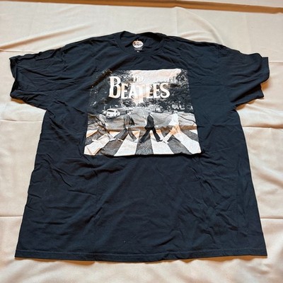 The Beatles Shirt Mens XL Black Abbey Road Album Tee Modern 60s 70s Rock