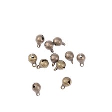 100 Pcs 6mm Jingle Bells Handmade Small Bells DIY Bracelet Jewelry Making Acces