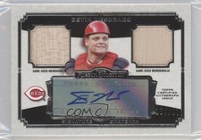 2013 Museum Collection Signature Swatches Dual Relics Devin Mesoraco Auto a0o