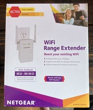 NETGEAR EX6100 RANGE EXTENDER Works With Any WiFi Router ~Dual Band OPEN BOX